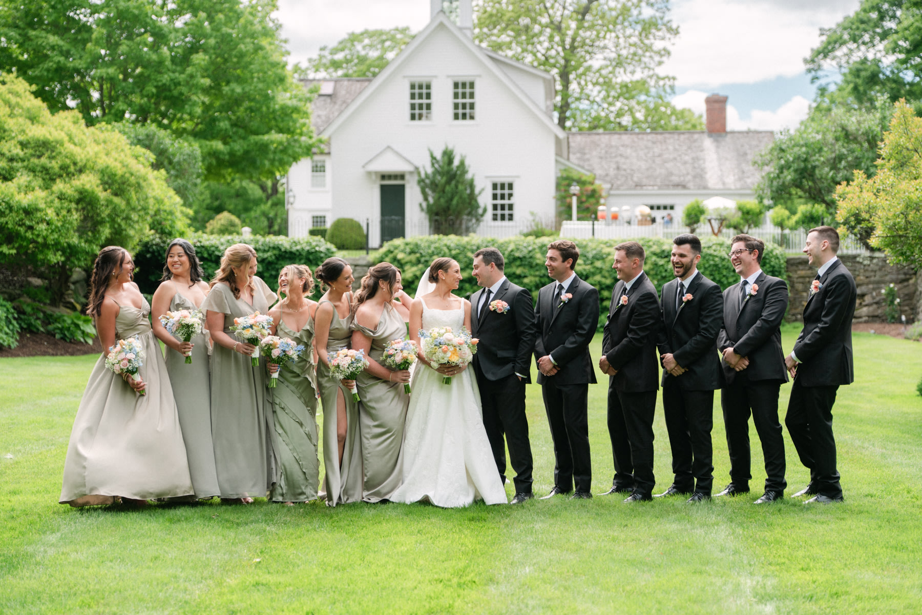 Maddy + Alex at Smith Farm Gardens, East Haddam, CT; wedding photography