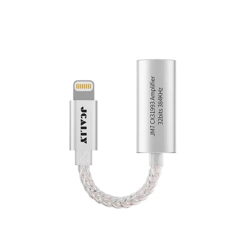 JCALLY JM7L Lightning to 3.5mm Hi-Fi DAC Audio Adapter