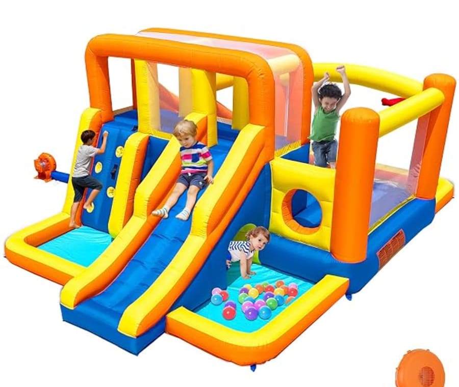 Large Baralir bounce house water slide combo