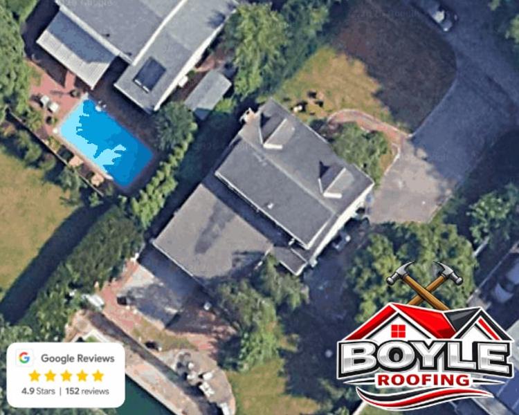 I've attached the satellite view of your place on Briarwood Dr here. Please tap 'Load Images' so you can see the specific spots I was talking about.