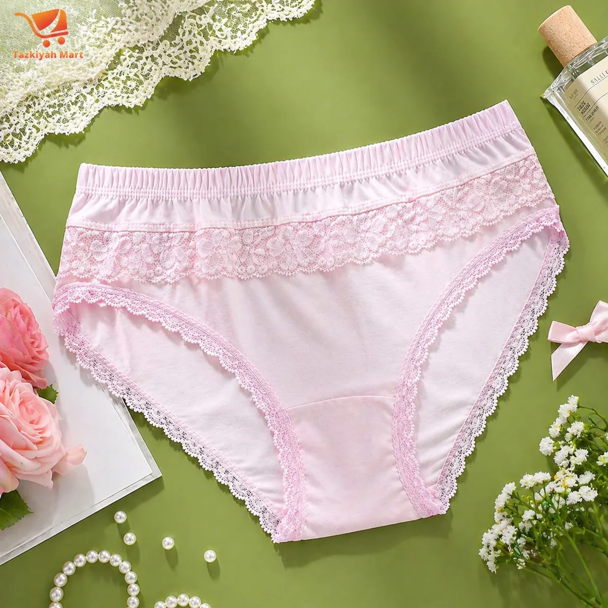 Sana Lace Trimmed Hipster Panty