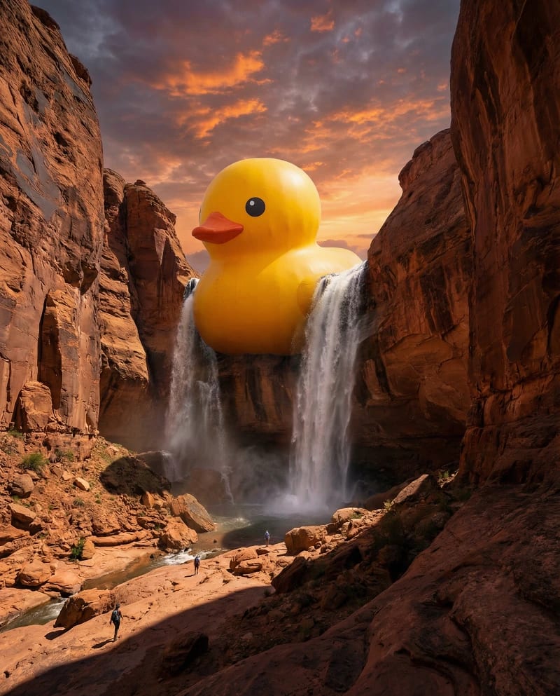 Giant Duck Canyon Drama