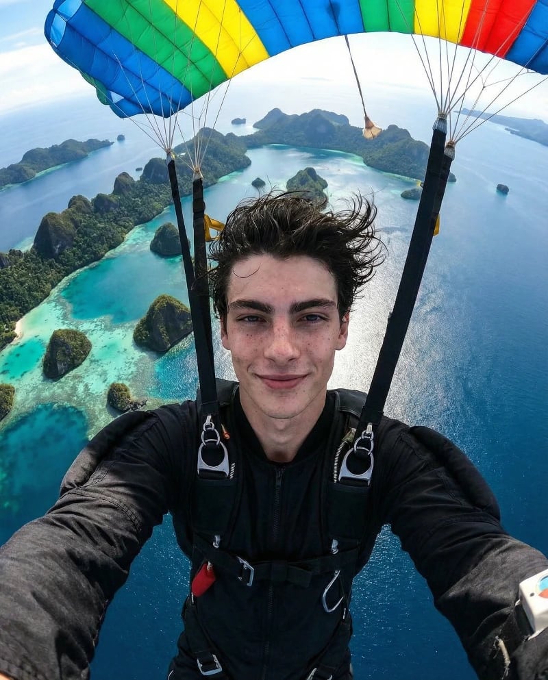 Cinematic Raja Ampat Skydiving