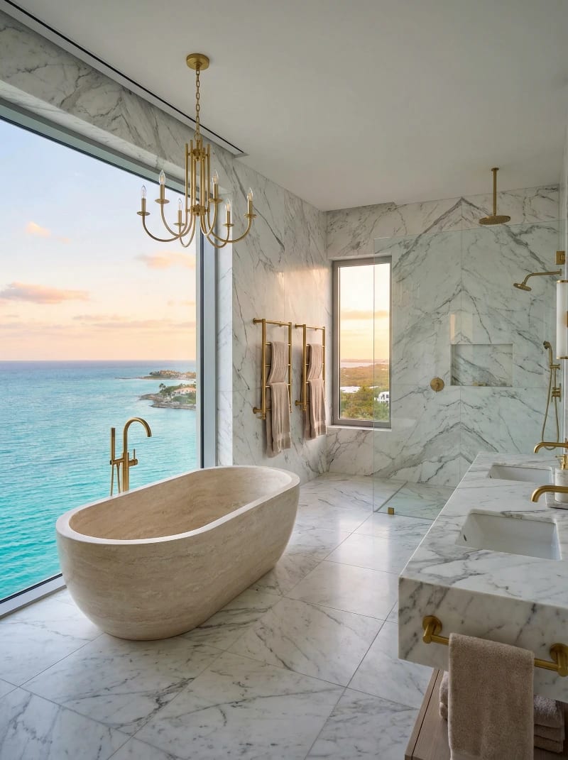 Luxury Ocean View Bath