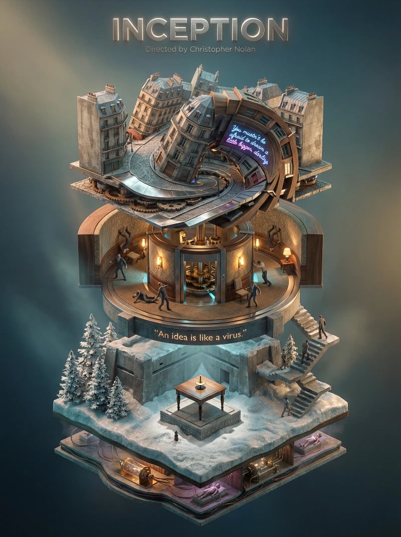 Inception Surreal Mini Diorama