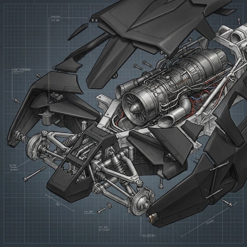 Tumbler Isometric Exploded