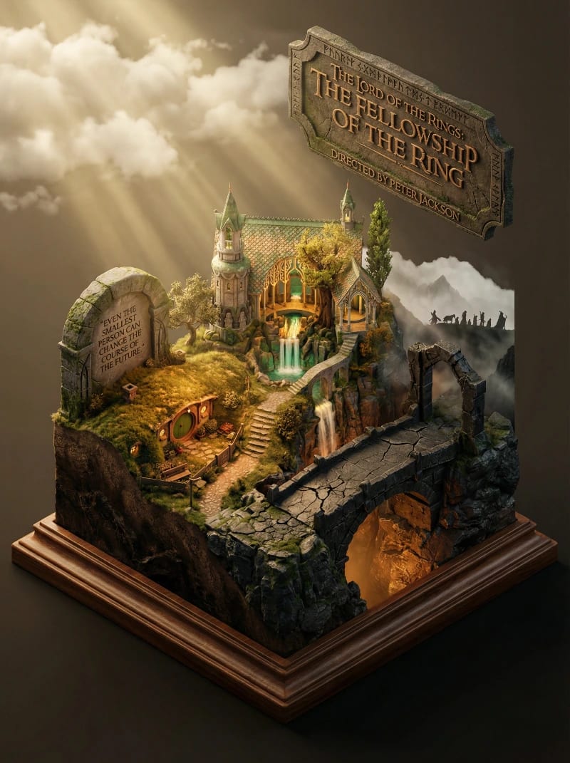 LOTR Miniature Diorama