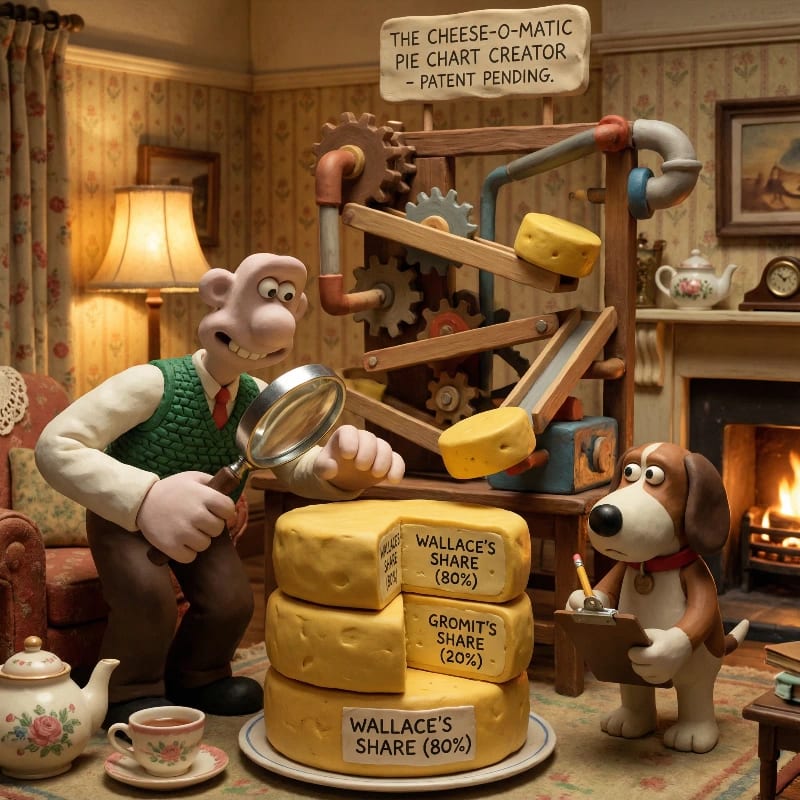 Clay Cheese Pie Chart