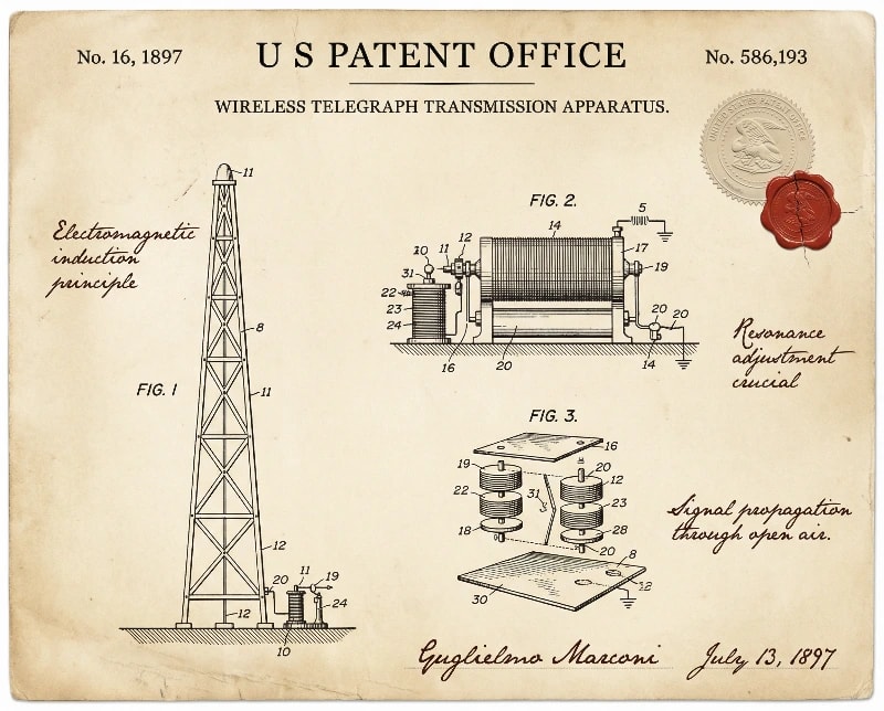 Vintage Wireless Patent