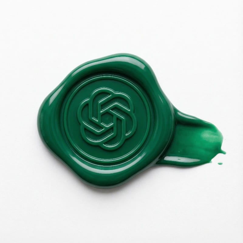 OpenAI Wax Seal Glow