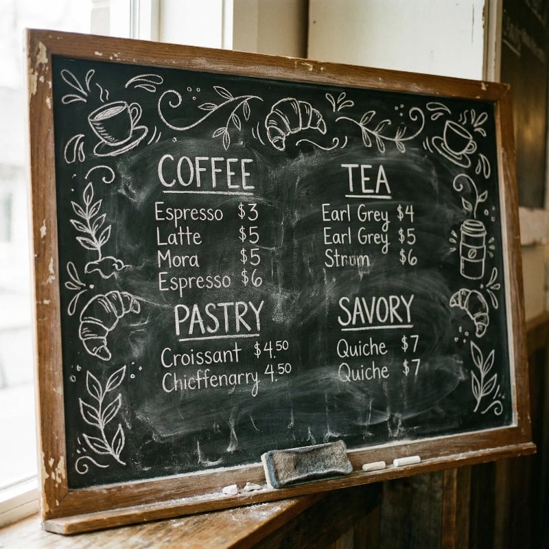 Dusty Chalkboard Sketch
