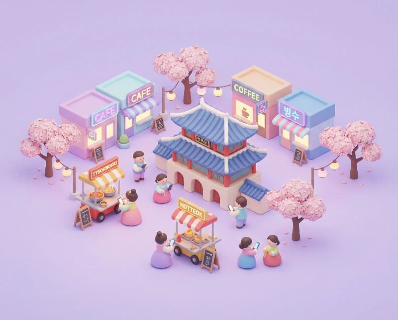 Kawaii Korea Diorama