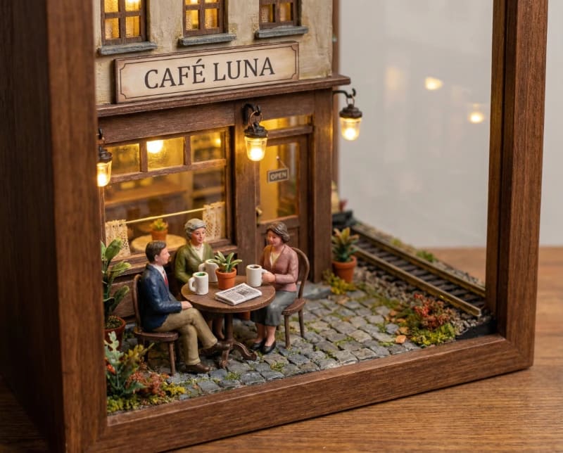Cozy Café Mini Diorama