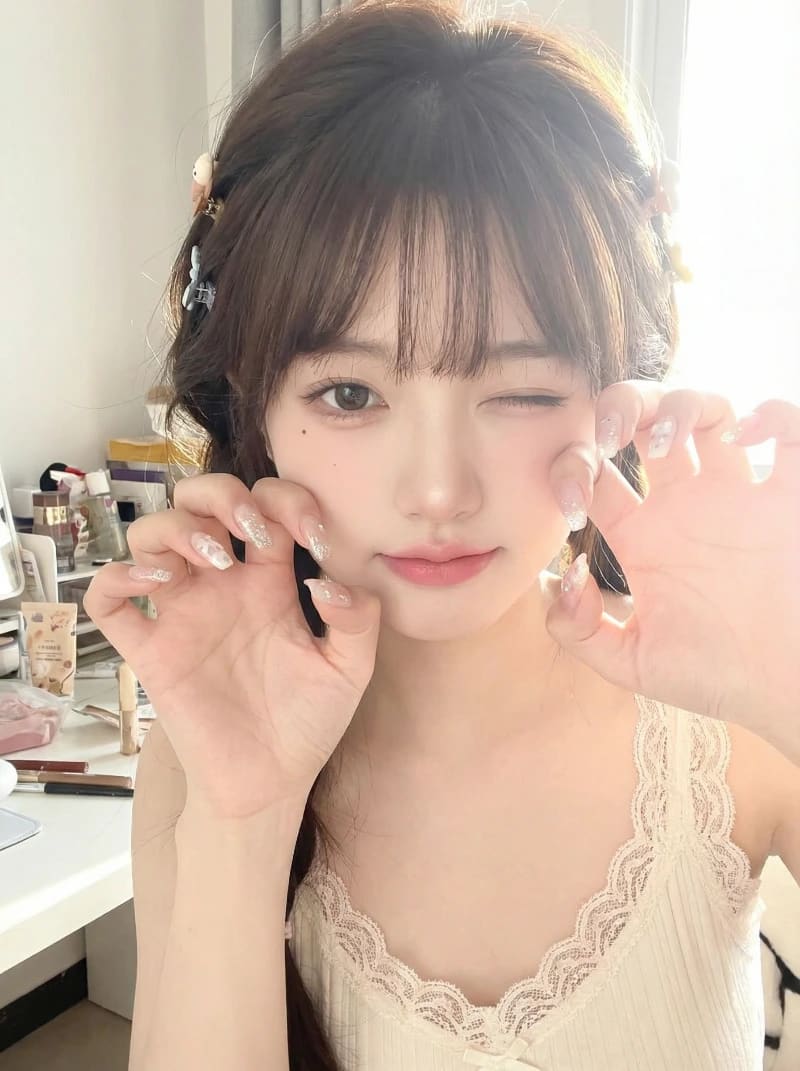 Playful Close-Up Portrait