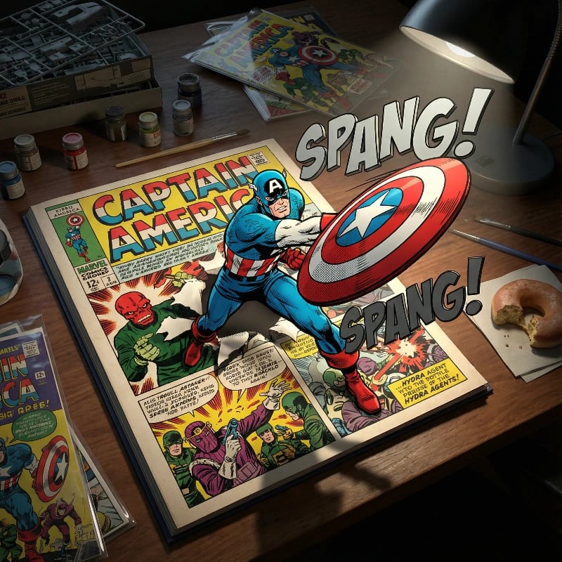 Cap's Wall-Breaking Action