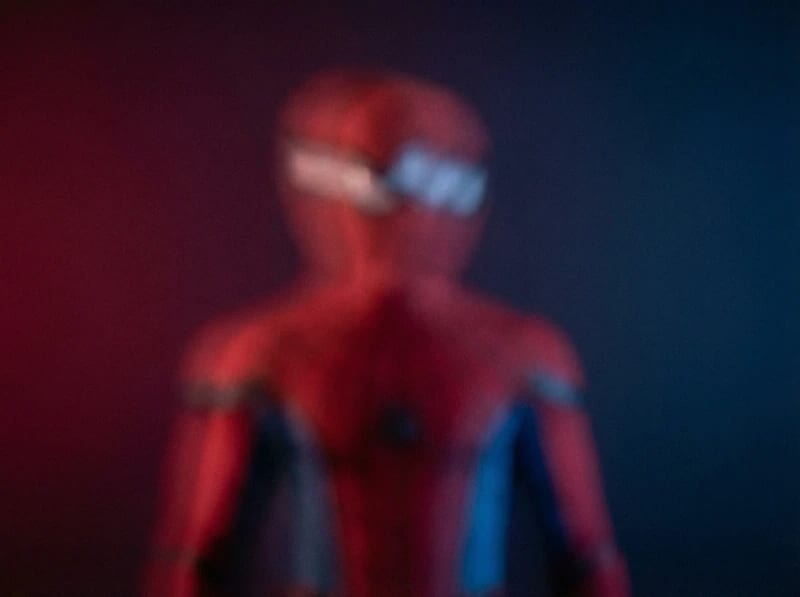 Blurry Spider-Man Surreal