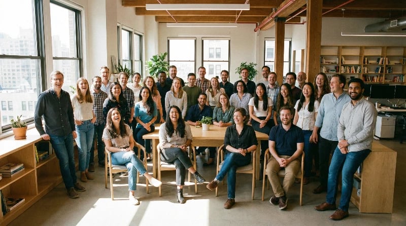 Diverse Office Team Laughing