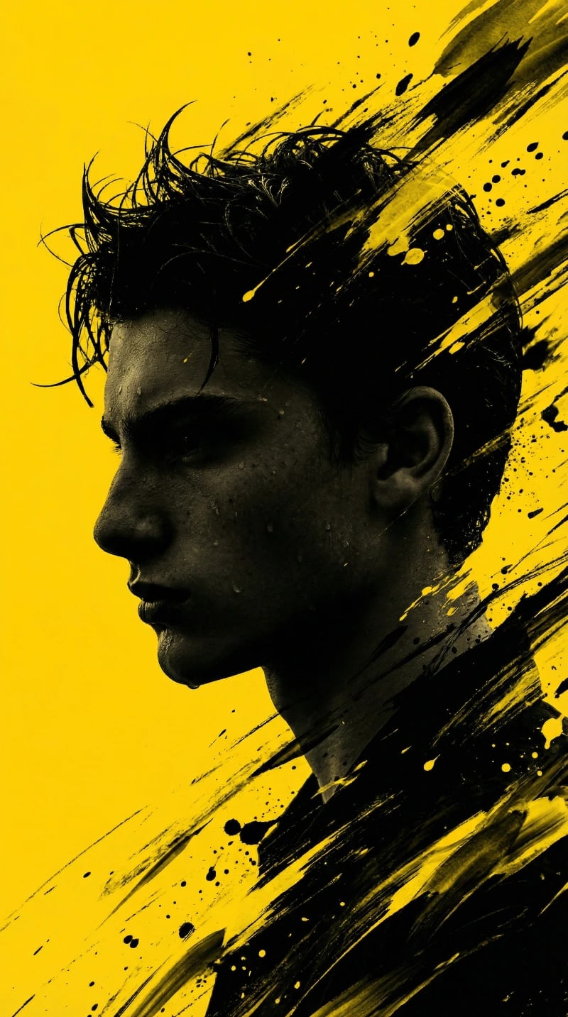 Dramatic Silhouette Portrait