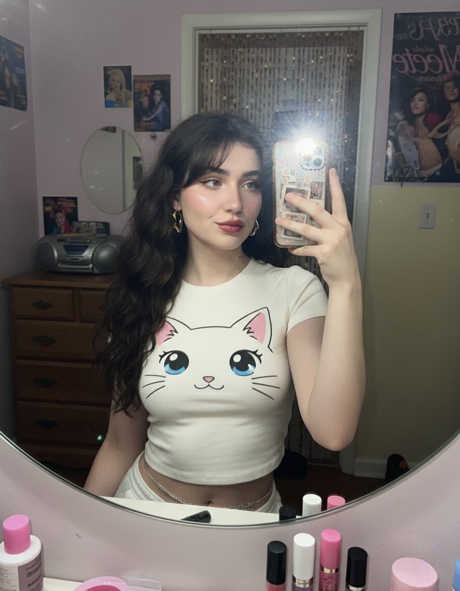 Nostalgia in a Snap: 2000s Mirror Selfie Vibes