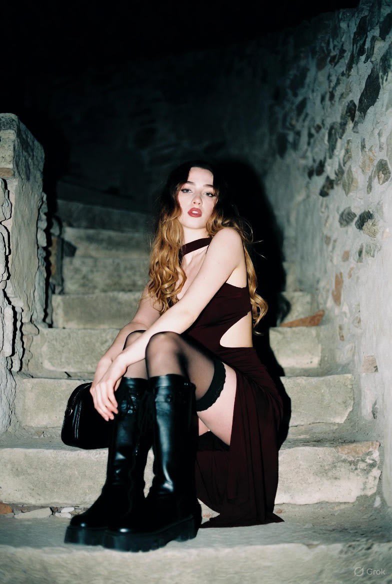 Moonlit Reflections: A Gothic Elegance