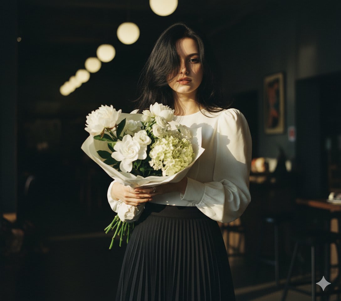 Whispers of Elegance: A Portrait in Soft Hues