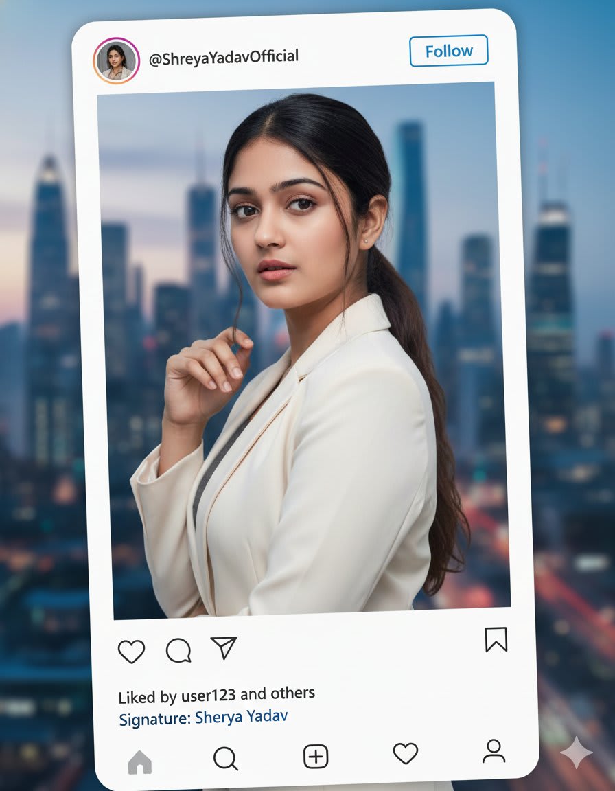 Framing Perfection: A Portrait of Modern Elegance