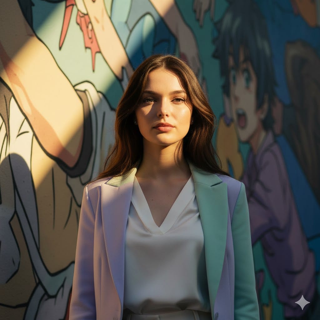 Chic Meets Street: A Burst of Color and Style