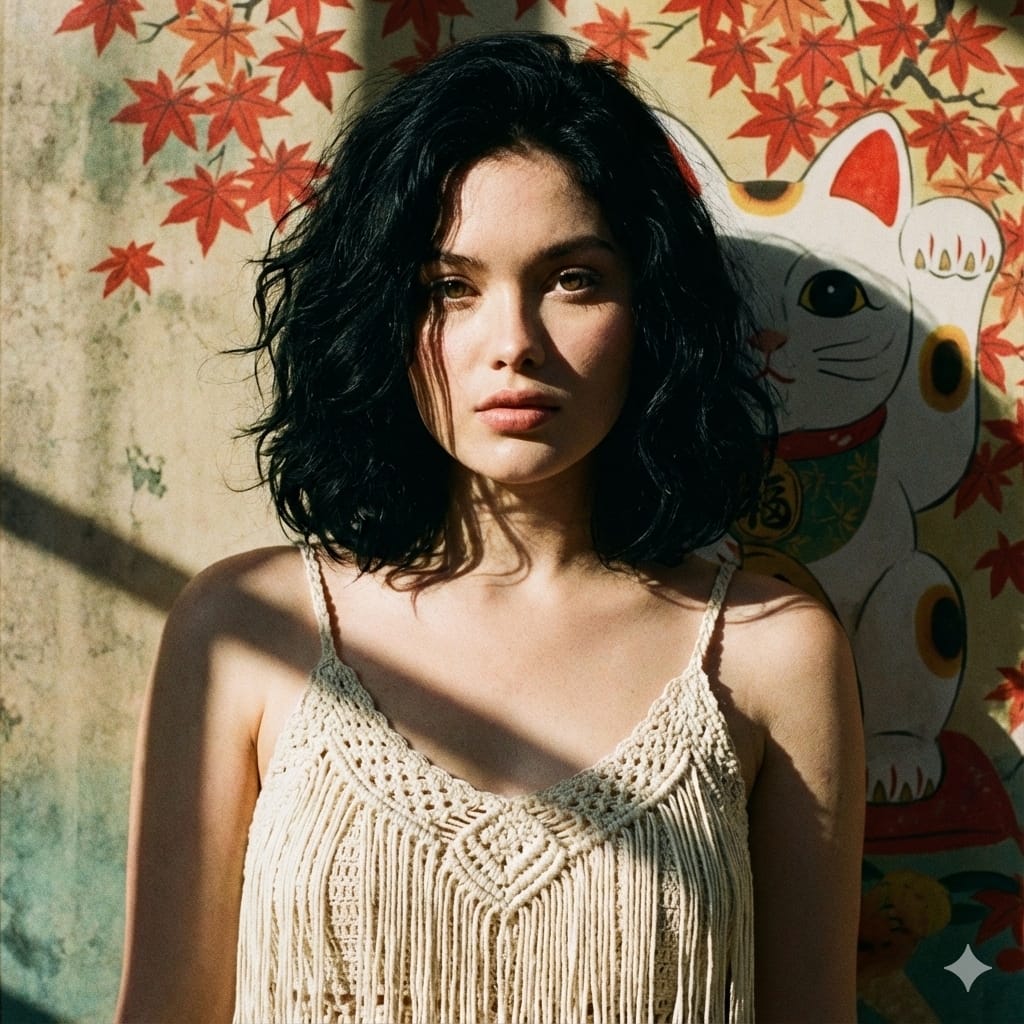 Vintage Vibes & Modern Aesthetics: A Portrait of Elegance