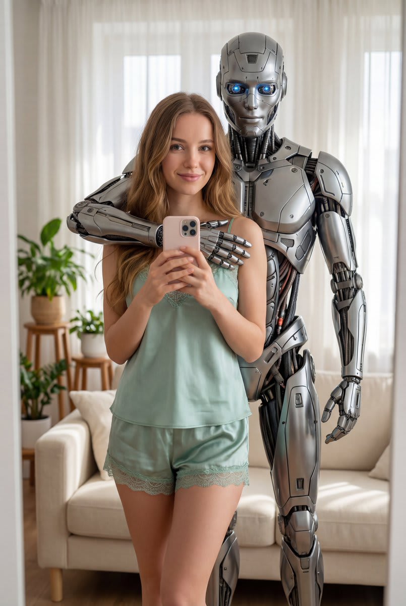 Snap a Selfie with Your Robotic Companion!