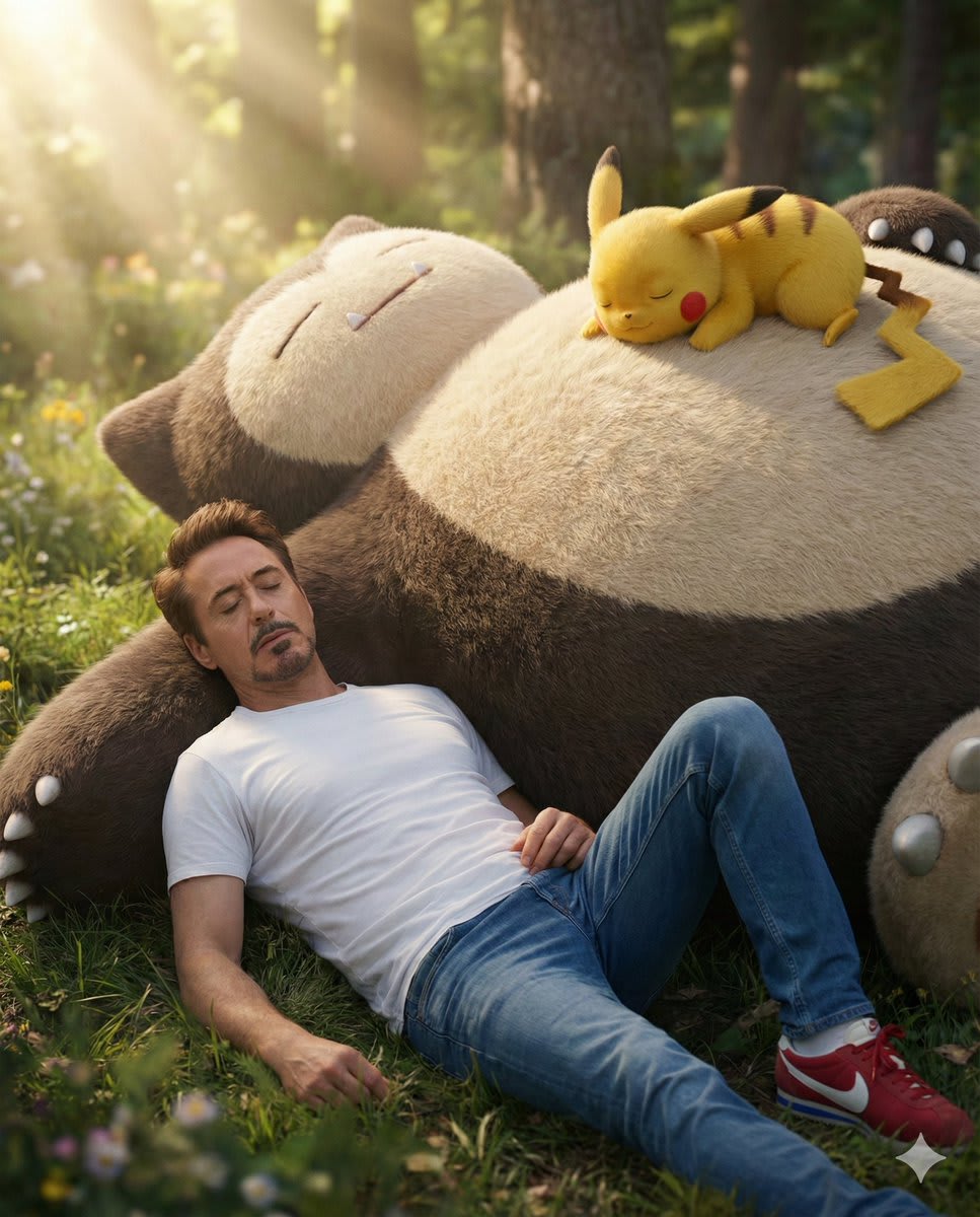 Sunlit Dreams: A Whimsical Forest Nap