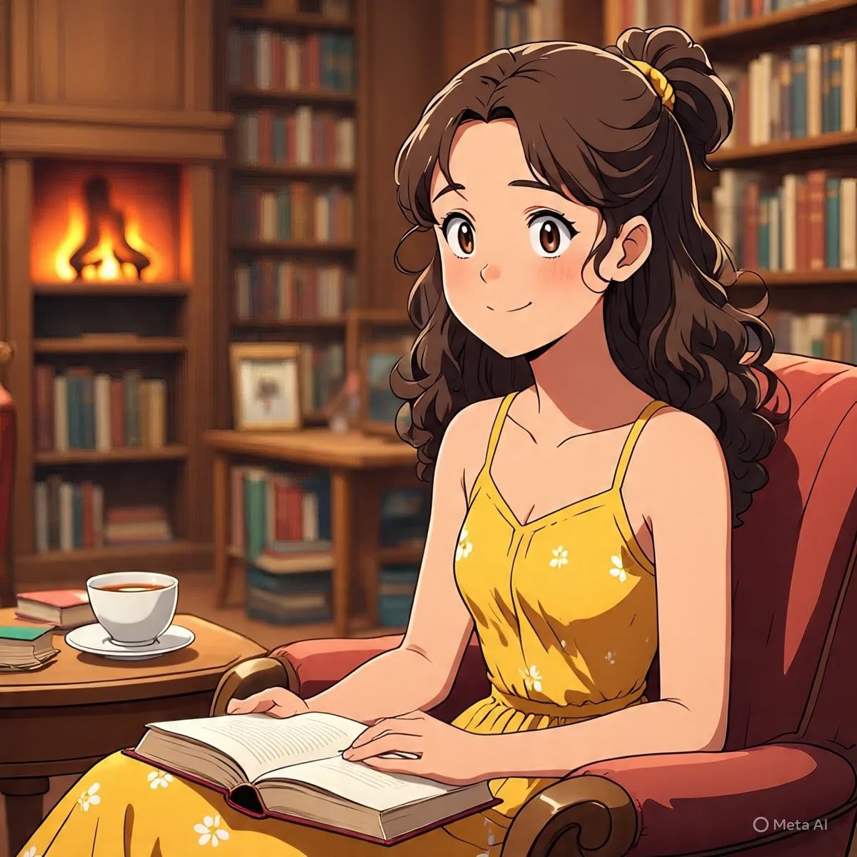 An Enchanting Escape: A Library at Dusk