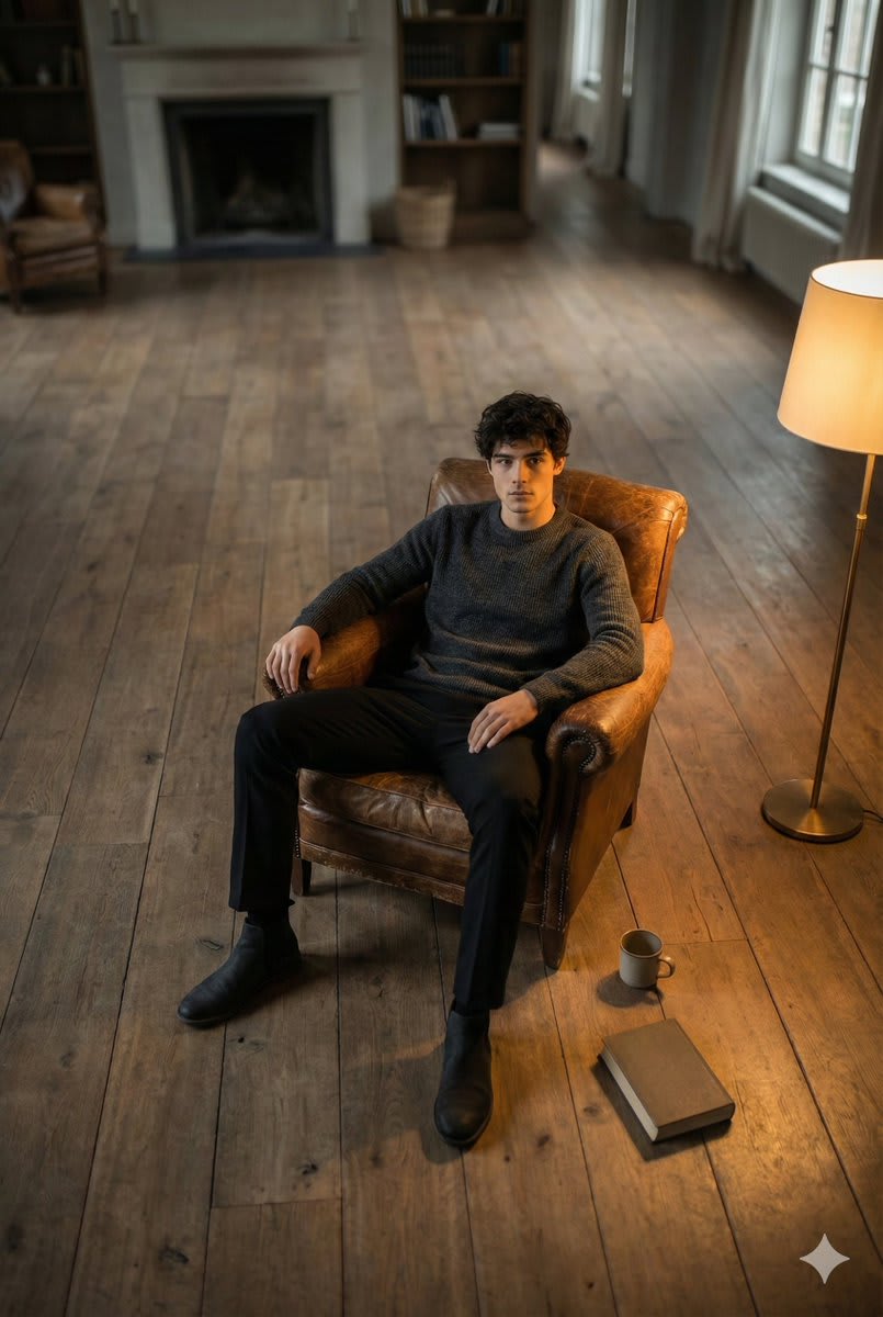 Cinematic Solitude: A Stylish Retreat