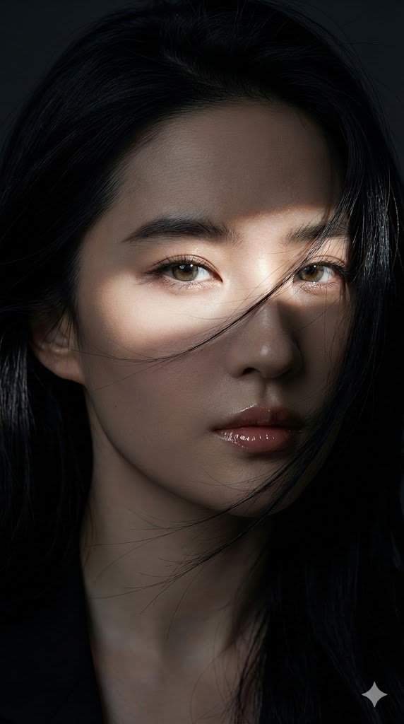 Unveiling Depth: A Portrait of Melancholic Beauty