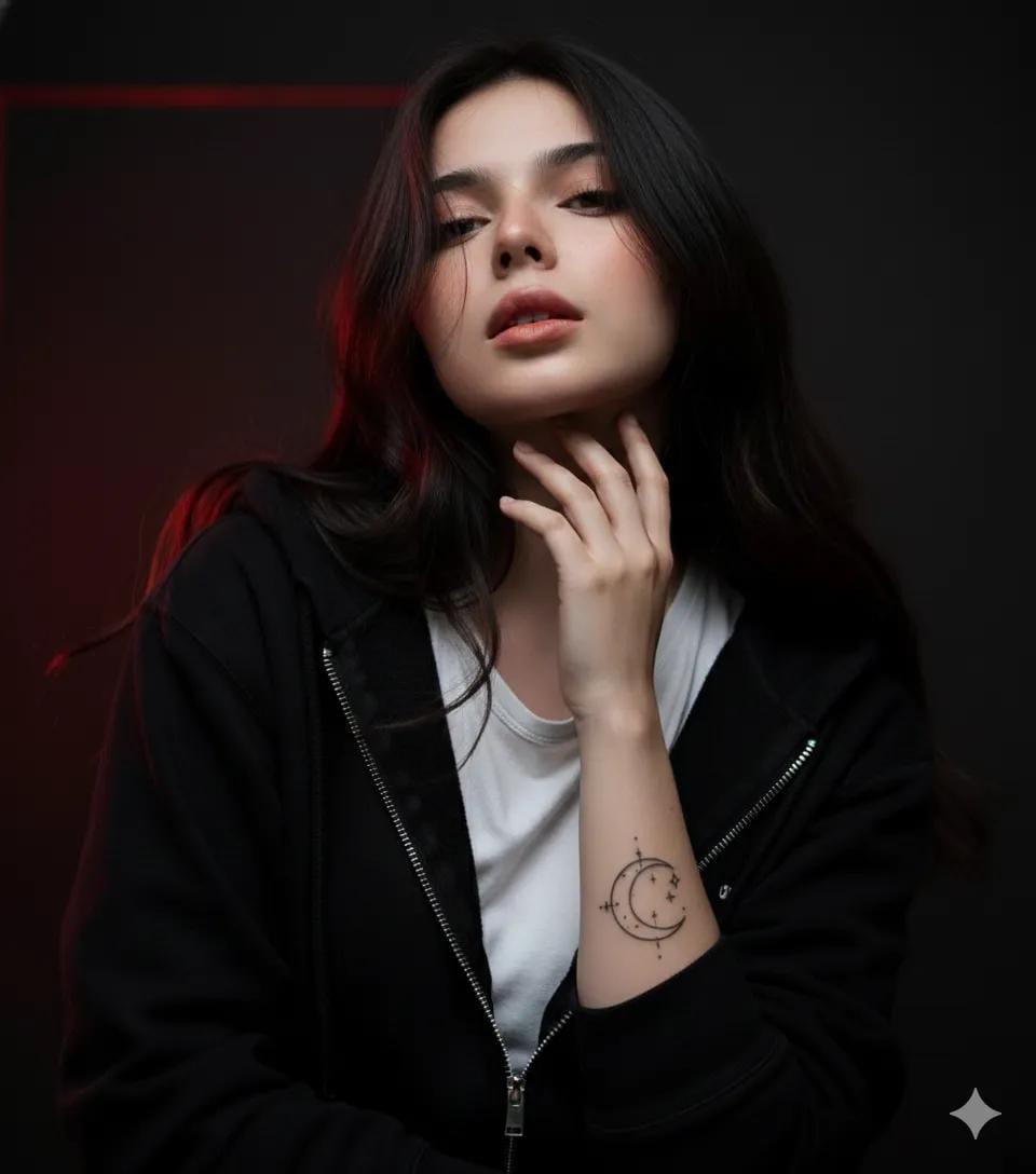 Sensual Confidence in Cinematic Light