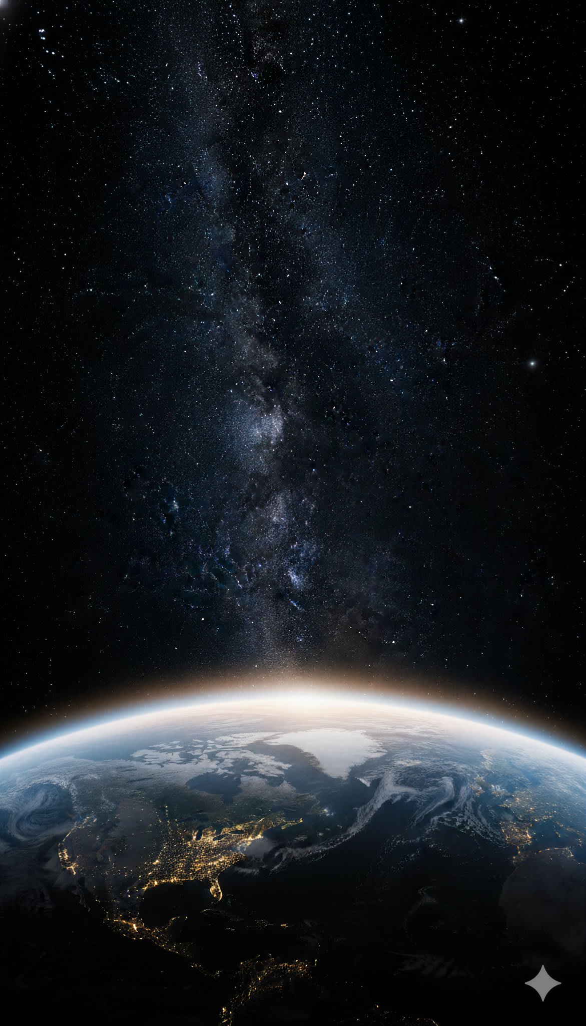 Earth from Low Orbit at Dawn