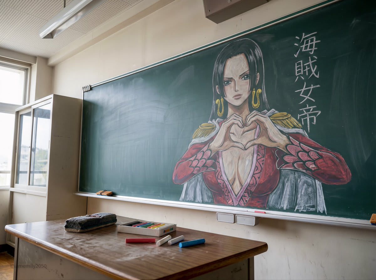 Chalkboard Anime Art Documentation