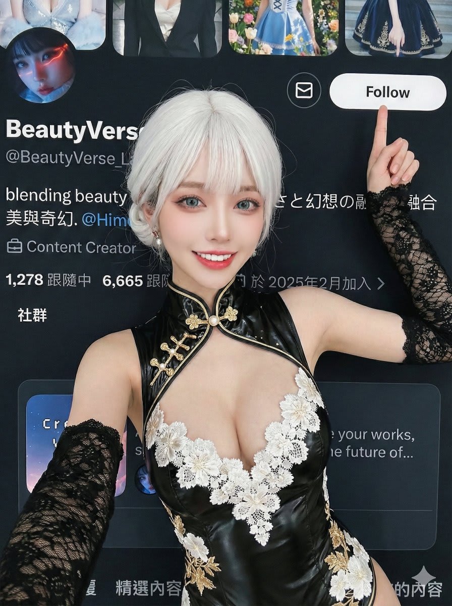 YouTube Thumbnail - Creative Composite for 'Follow' Button Promo