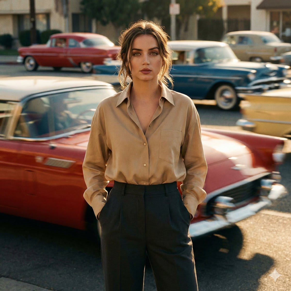 Product Marketing - Cinematic Fashion Photo with Motion Blur Prompt