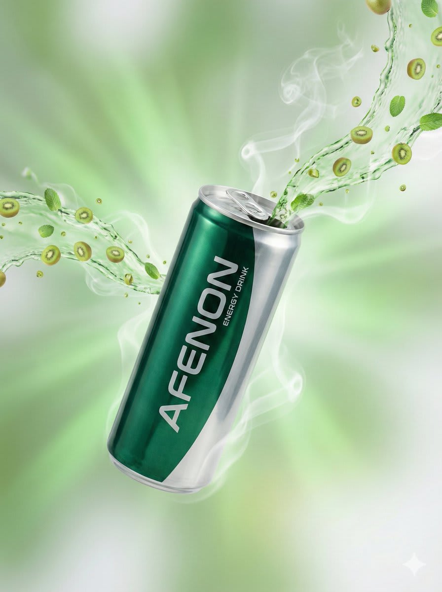 E-commerce Main Image - High-End Commercial Product Photography for an Energy Drink