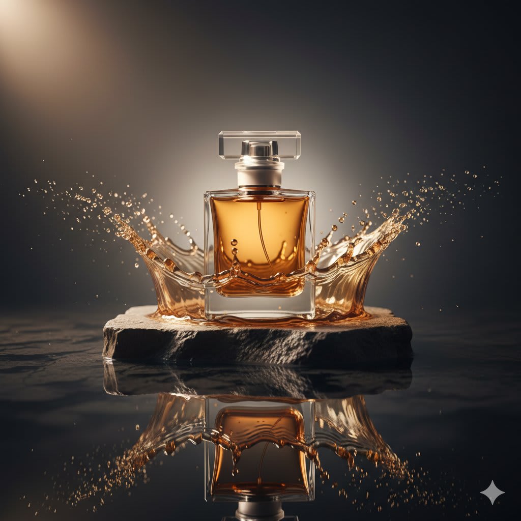 E-commerce Main Image - Dual Luxury Perfume Product Photography Prompts