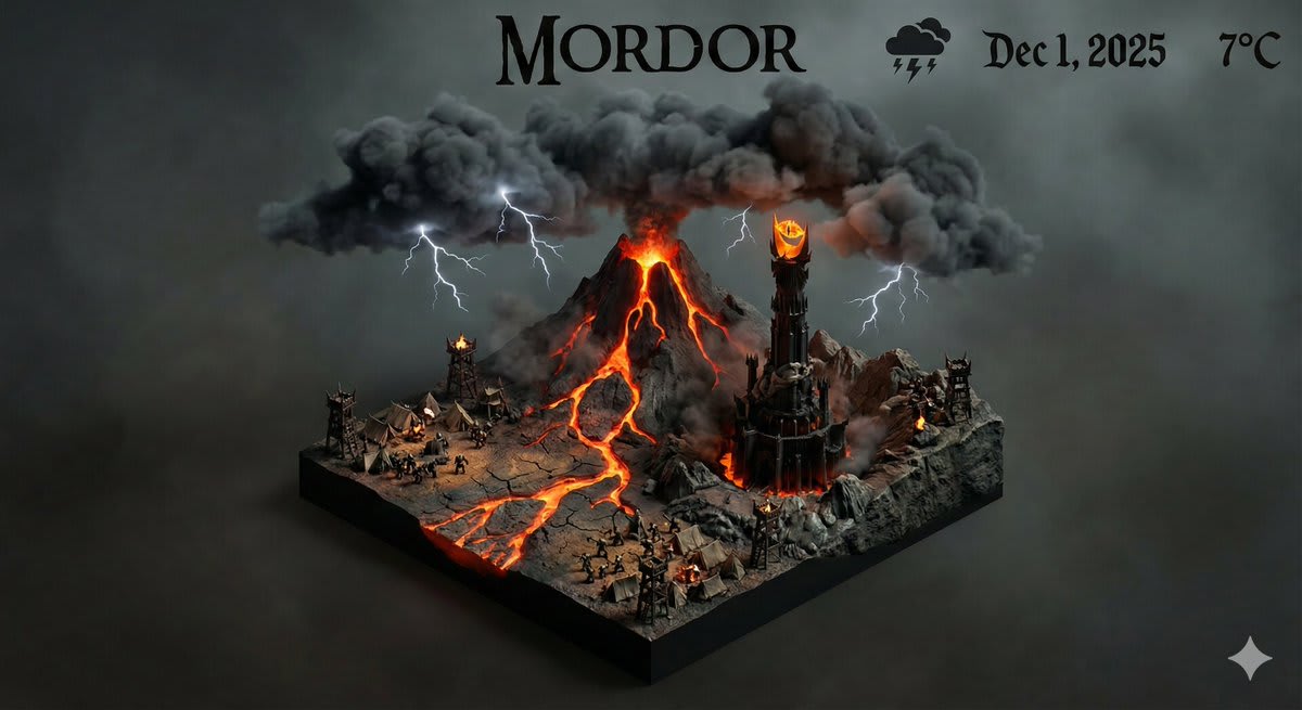 Clean 45° Isometric Miniature Diorama Scene