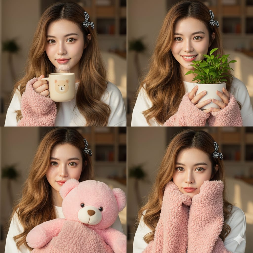 A Collage Of Four Portraits