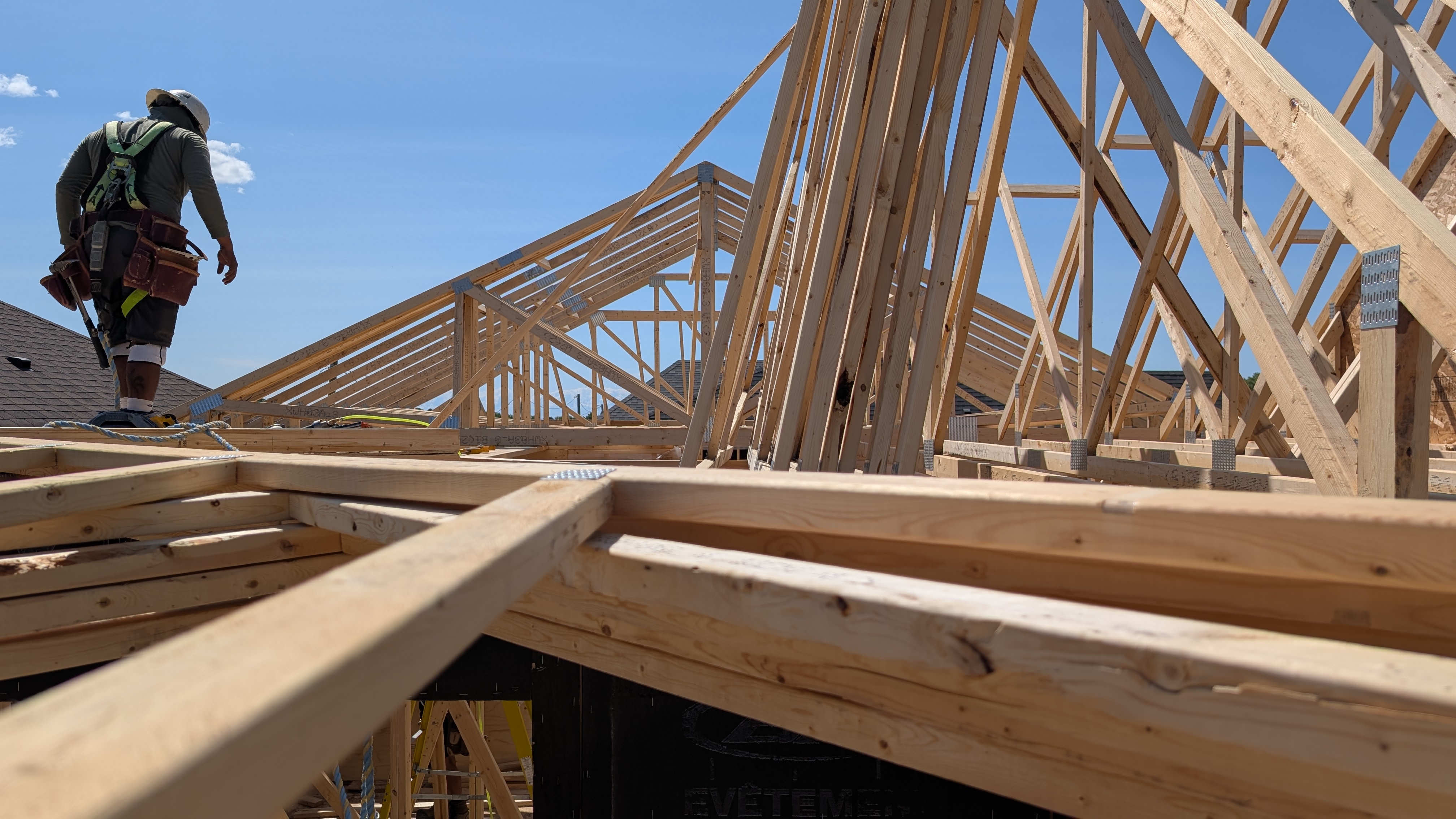 wood structure roof 