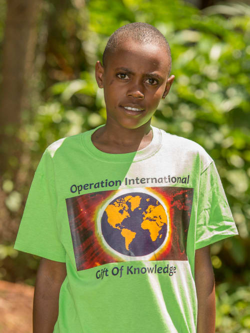 Shilan, a child sponsored through OIGOK in Uganda