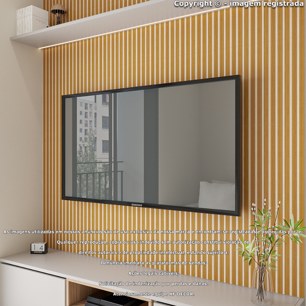 Kit 250 Placas Ripada Painel