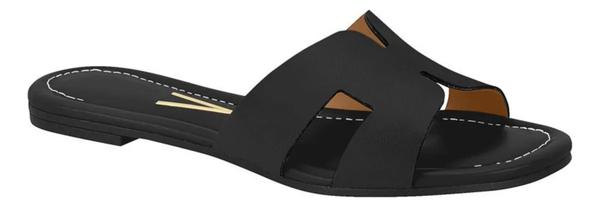 Sandália Rasteirinha Feminina Brilho Conforto