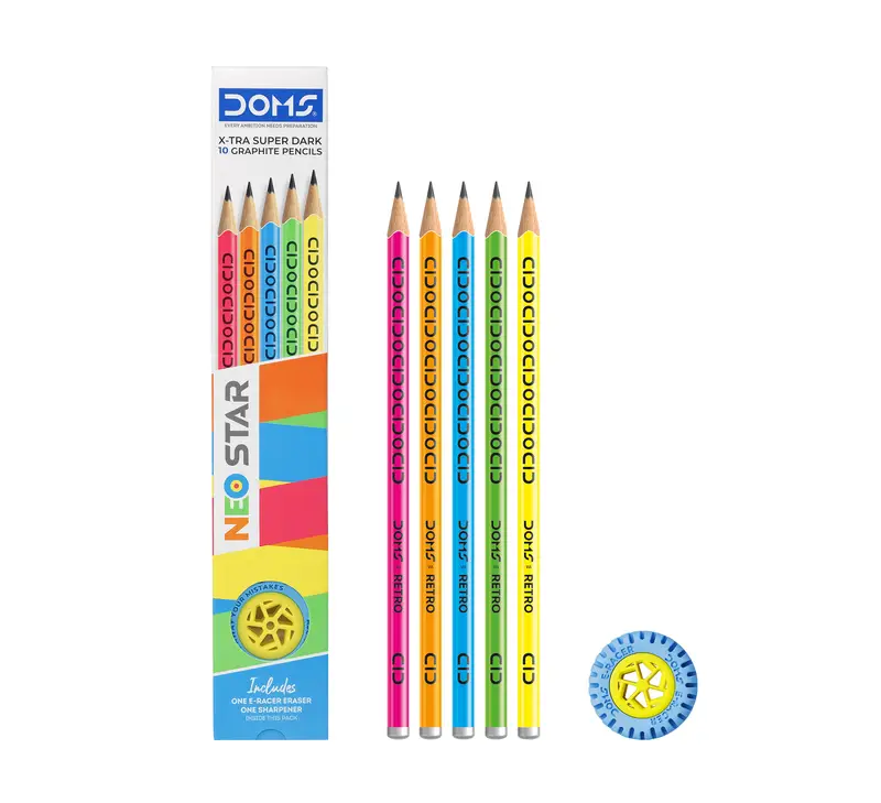 DOMS Neostar Pencil Pack of 10
