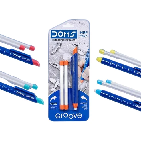 DOMS GROOVE RETRACEABLE ERASER
