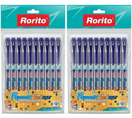 Rorito flymax gel pen pack of 10