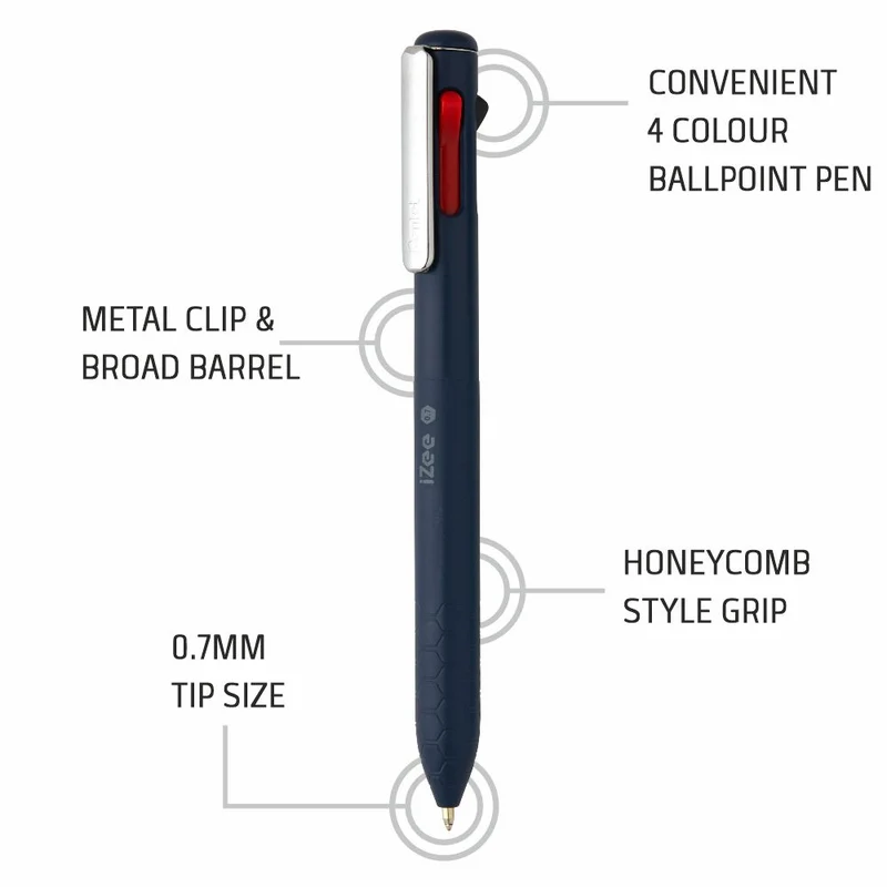 BXC467 IZEE 4-IN-1 -DARK BLUE 1PC BLISTER 0.7MM (WEB)